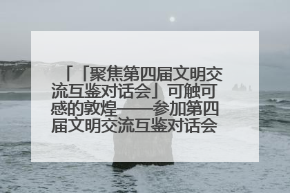 「聚焦第四届文明交流互鉴对话会」可触可感的敦煌——参加第四届文明交流互鉴对话会的外宾参观上元市集