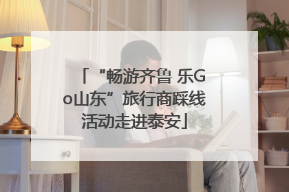 “畅游齐鲁 乐Go山东”旅行商踩线活动走进泰安