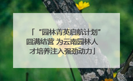 “园林菁英启航计划”圆满结营 为云南园林人才培养注入强劲动力