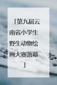 第九届云南省小学生野生动物绘画大赛落幕
