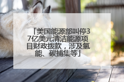 美国能源部叫停37亿美元清洁能源项目财政拨款，涉及氢能、碳捕集等