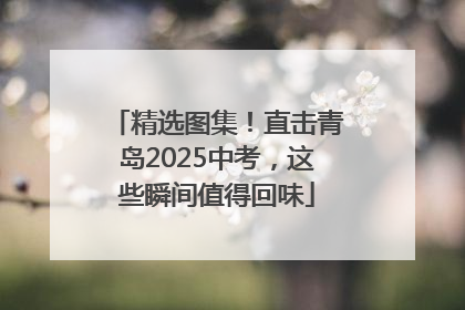 精选图集！直击青岛2025中考，这些瞬间值得回味