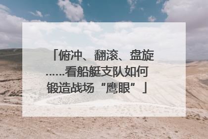 俯冲、翻滚、盘旋……看船艇支队如何锻造战场“鹰眼”