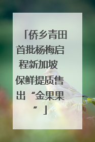 侨乡青田首批杨梅启程新加坡 保鲜提质售出“金果果”