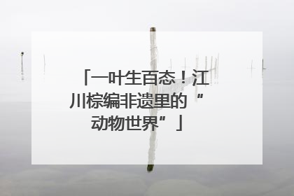 一叶生百态！江川棕编非遗里的“动物世界”