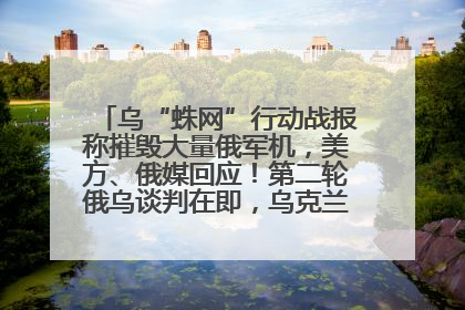 乌“蛛网”行动战报称摧毁大量俄军机，美方、俄媒回应！第二轮俄乌谈判在即，乌克兰提出三大诉求