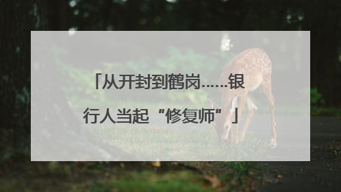 从开封到鹤岗……银行人当起“修复师”