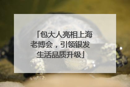 包大人亮相上海老博会，引领银发生活品质升级