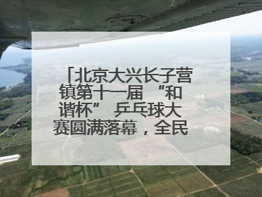 北京大兴长子营镇第十一届 “和谐杯” 乒乓球大赛圆满落幕，全民运动热潮涌动
