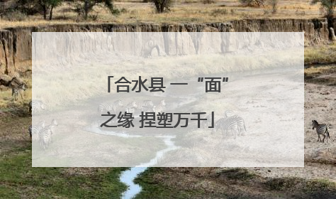 合水县 一“面”之缘 捏塑万千
