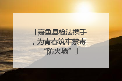 嘉鱼县检法携手，为青春筑牢禁毒“防火墙”