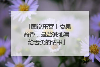 图说东营丨夏果盈香，是盐碱地写给舌尖的情书