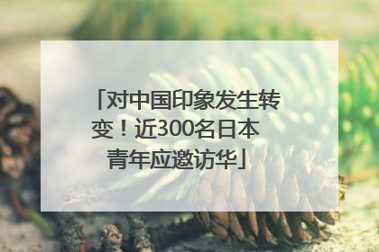 对中国印象发生转变！近300名日本青年应邀访华