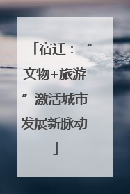 宿迁:“文物+旅游”激活城市发展新脉动