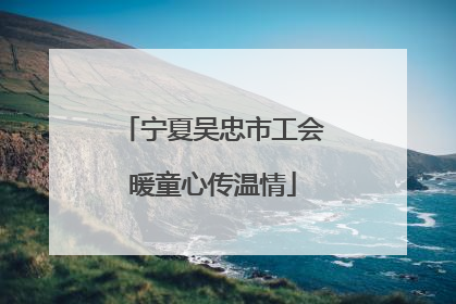 宁夏吴忠市工会暖童心传温情