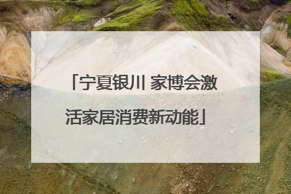 宁夏银川 家博会激活家居消费新动能