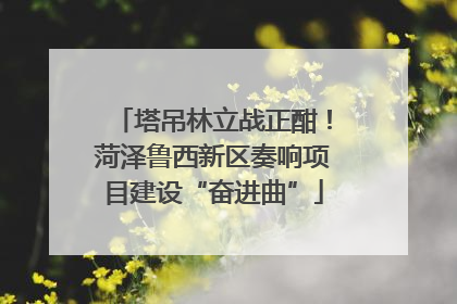 塔吊林立战正酣！菏泽鲁西新区奏响项目建设“奋进曲”