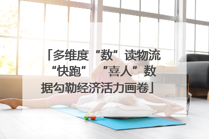 多维度“数”读物流“快跑” “喜人”数据勾勒经济活力画卷
