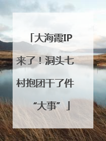 大海霞IP来了！洞头七村抱团干了件“大事”