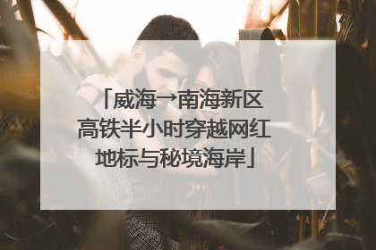 威海→南海新区 高铁半小时穿越网红地标与秘境海岸