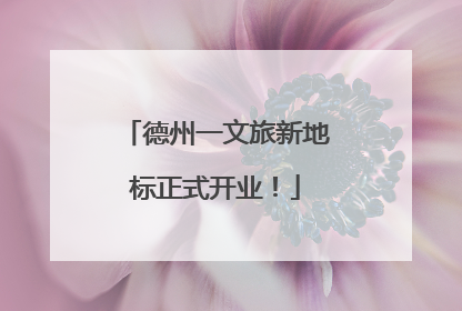 德州一文旅新地标正式开业！