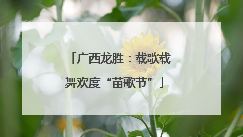广西龙胜：载歌载舞欢度“苗歌节”