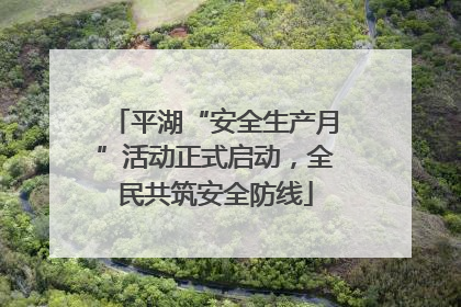 平湖“安全生产月”活动正式启动，全民共筑安全防线