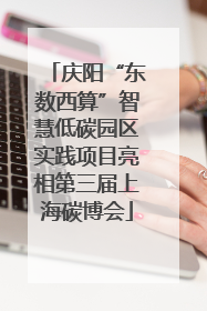 庆阳“东数西算”智慧低碳园区实践项目亮相第三届上海碳博会