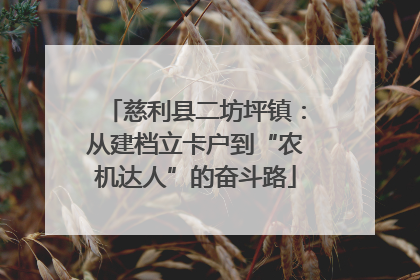 慈利县二坊坪镇：从建档立卡户到“农机达人”的奋斗路