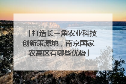 打造长三角农业科技创新策源地，南京国家农高区有哪些优势
