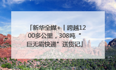 新华全媒+丨跨越1200多公里，308吨“巨无霸快递”送货记