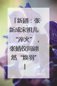 新剧：张新成宋祖儿“淬火”，张婧仪周翊然“焕羽”