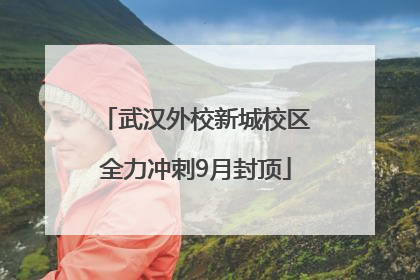 武汉外校新城校区全力冲刺9月封顶