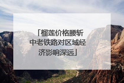 榴莲价格腰斩 中老铁路对区域经济影响深远