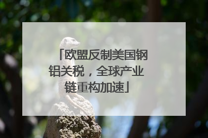 欧盟反制美国钢铝关税，全球产业链重构加速