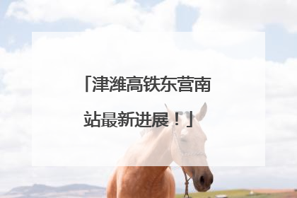 津潍高铁东营南站最新进展！