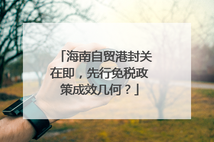 海南自贸港封关在即，先行免税政策成效几何？