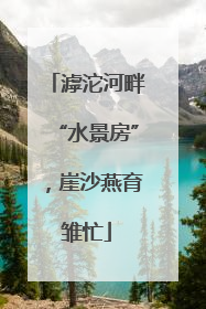 滹沱河畔“水景房”，崖沙燕育雏忙