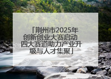 荆州市2025年创新创业大赛启动 四大赛道助力产业升级与人才集聚