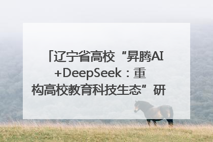 辽宁省高校“昇腾AI+DeepSeek：重构高校教育科技生态”研讨会在沈阳成功举办