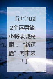 辽宁U22全运男篮小将表现亮眼，“新辽篮”向未来！