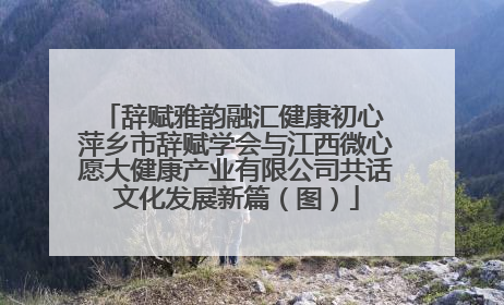 辞赋雅韵融汇健康初心 萍乡市辞赋学会与江西微心愿大健康产业有限公司共话文化发展新篇（图）