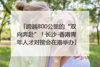 跨越800公里的“双向奔赴”！长沙-香港青年人才对接会在港举办