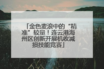 金色麦浪中的“精准”较量！连云港海州区创新开展机收减损技能竞赛
