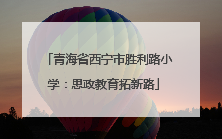 青海省西宁市胜利路小学：思政教育拓新路