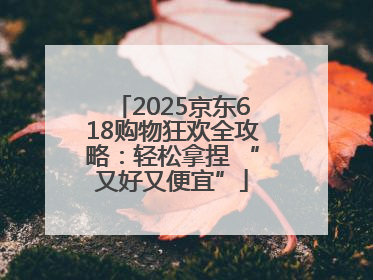 2025京东618购物狂欢全攻略：轻松拿捏 “又好又便宜”