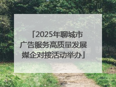 2025年聊城市广告服务高质量发展媒企对接活动举办