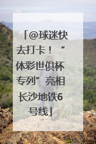 @球迷快去打卡！“体彩世俱杯专列”亮相长沙地铁6号线